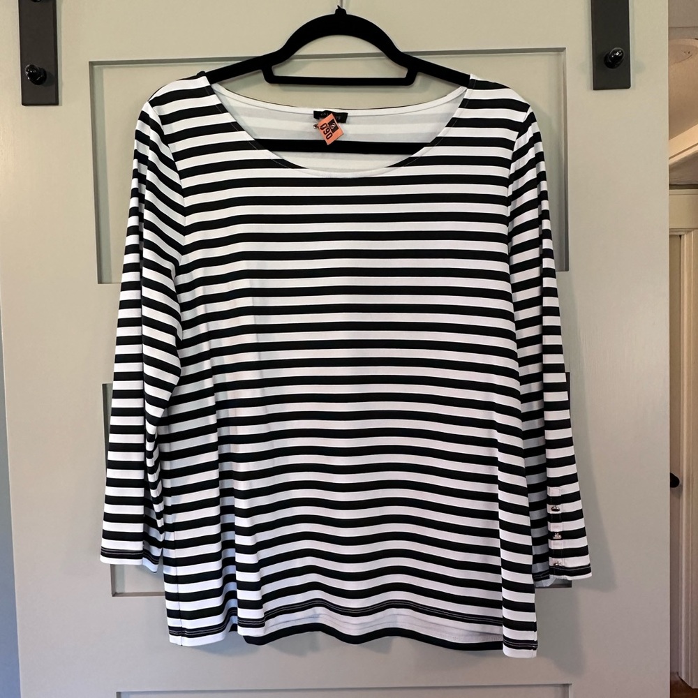 Talbots Striped Long Sleeve Top
